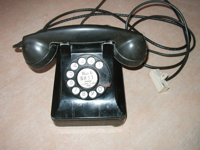 WW2 Signal Corps Desk Telephone TP-6-A