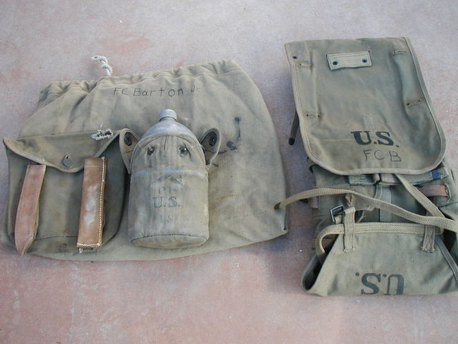 WWI Field Gear Grouping