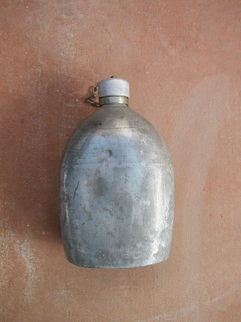 Pre-WWI Spun Aluminum Canteen