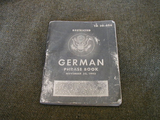 WW2 G.I. Souvenir Language Guide Lot