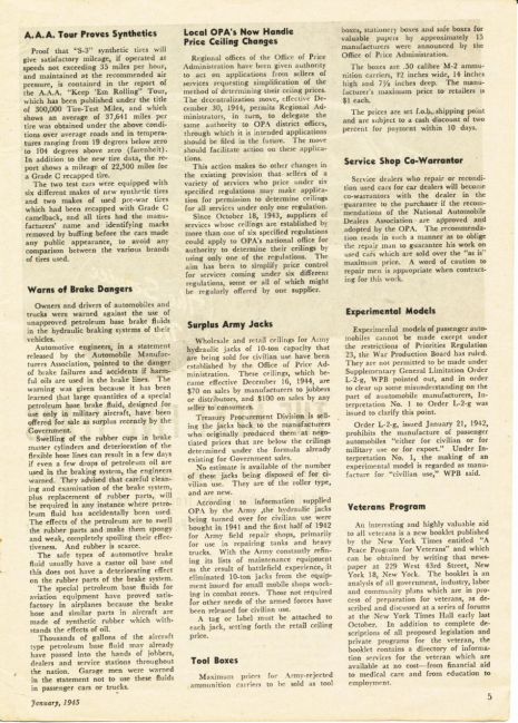 Automotive Digest January 1945