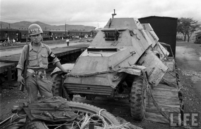 Captured BA-64 armoured car