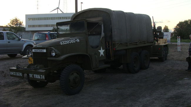 GMC with trailer