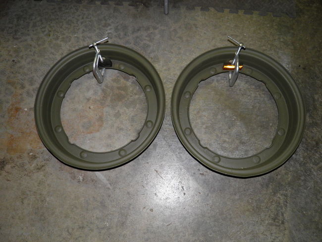 Combat Rims securing warning plates