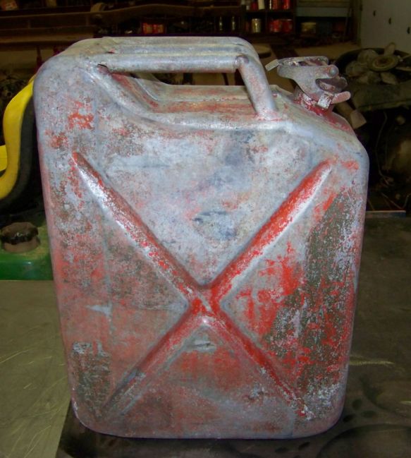 galvanized jerrycan