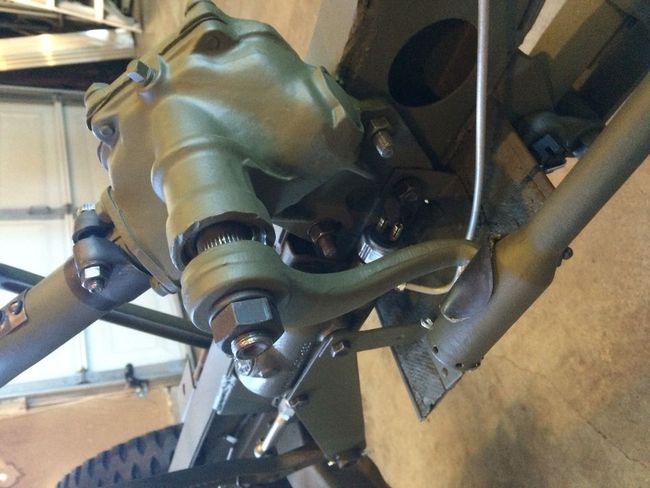 MB Pitman steering gear arm installed