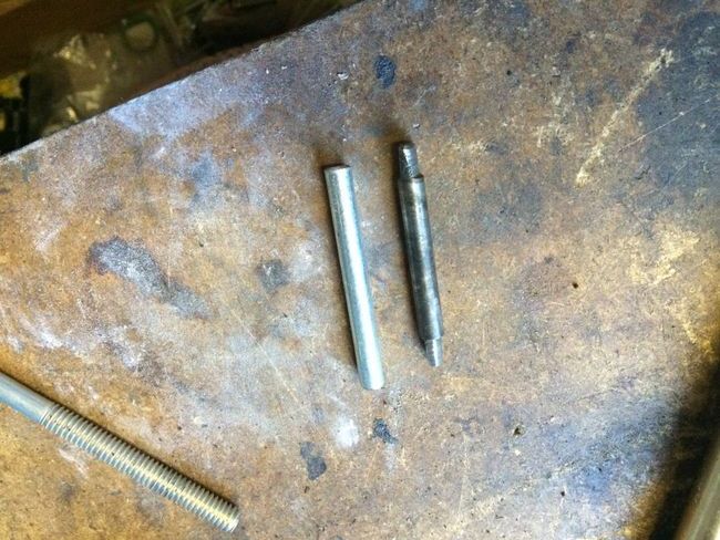 T-84 fulcrum pin old vs. new
