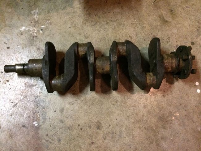 NOS Willys L-134 crankshaft (chain drive)