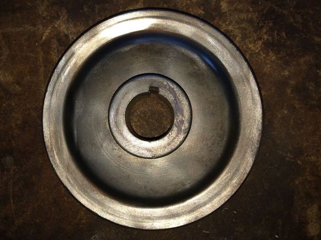 Crankshaft pulley back side