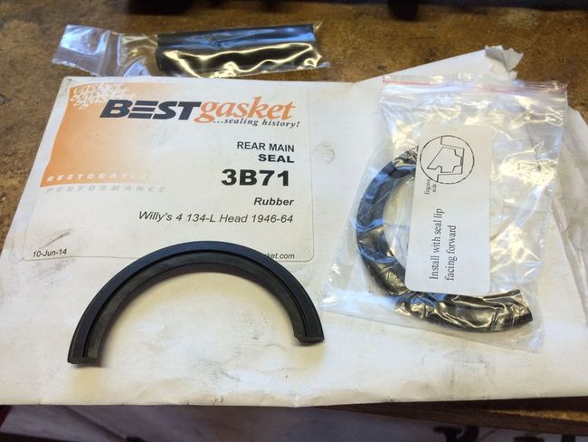 Best rear main seal for MB/GPW