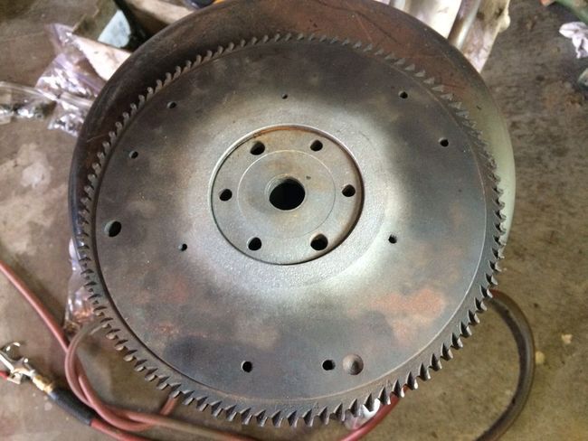 MB flywheel crank side