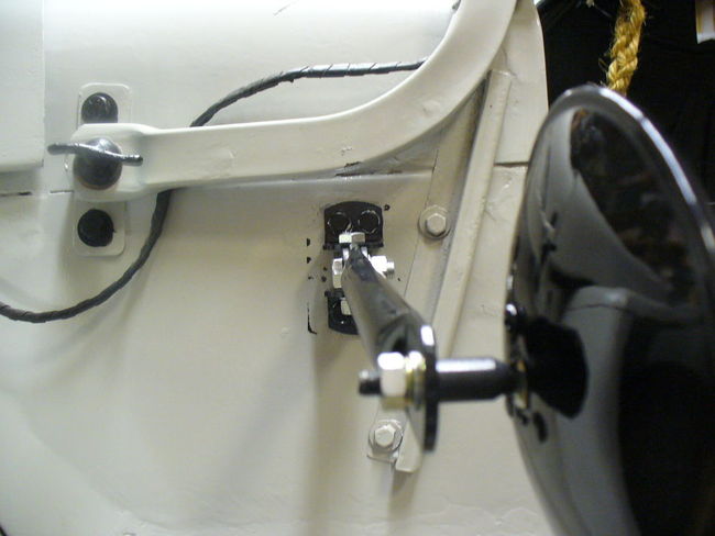 Mirror bracket mounting holes