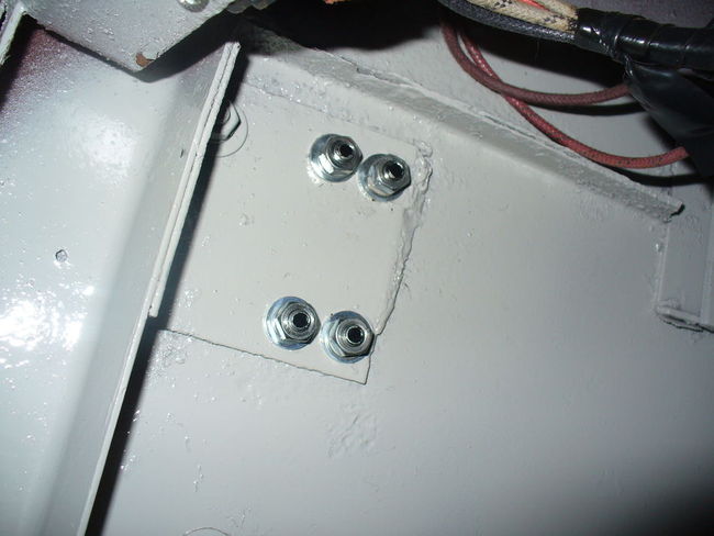 Mirror bracket mounting holes