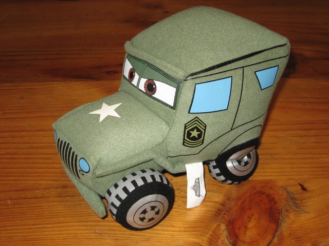 Plush Sarge jeep toy