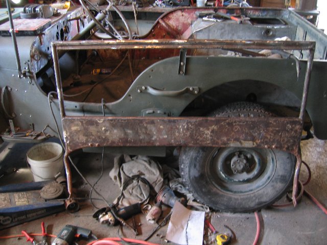 Early windshield front skin and tube repairs