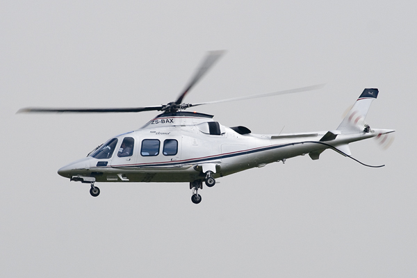 Agusta A109 ZS-BAX Rand Airport FAGM