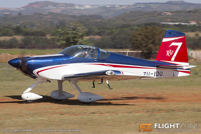 Vans RV-7A ZU-IDU Panorama Airfield