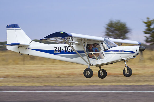 ICP Savannah S ZU-TGA Warmbaths Bela Bela Airfield FAWA