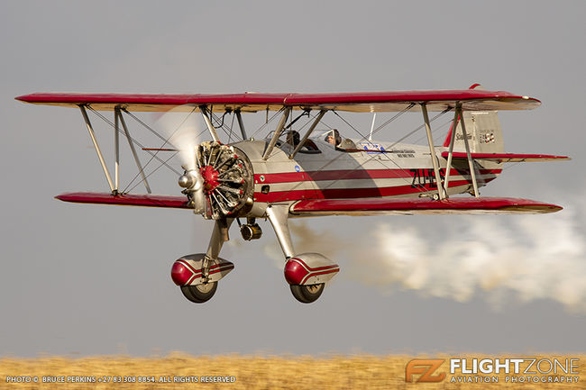 Boeing Stearman ZU-IES Petit Airfield FARA