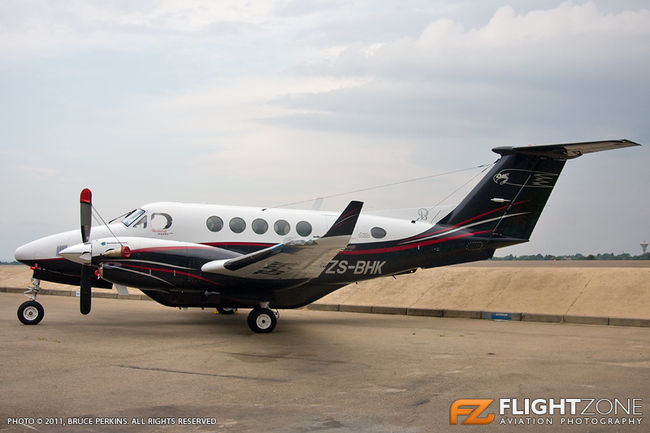 Beechcraft King Air 200 ZS-BHK Grand Central Airport FAGC