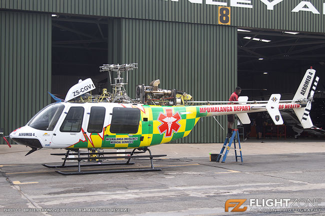 Bell 407 ZS-CGV Rand Airport FAGM