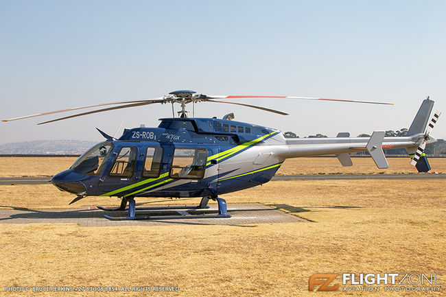 Bell 407 ZS-ROB Rand Airport FAGM