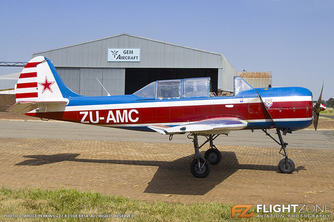 Yak-52 ZU-AMC Vereeniging Airfield FAVV