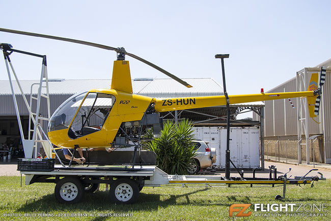 Robinson R22 ZS-HUN Rand Airport FAGM