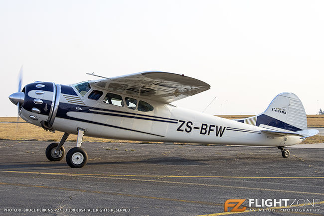 Cessna 195 ZS-BFW Rand Airport FAGM