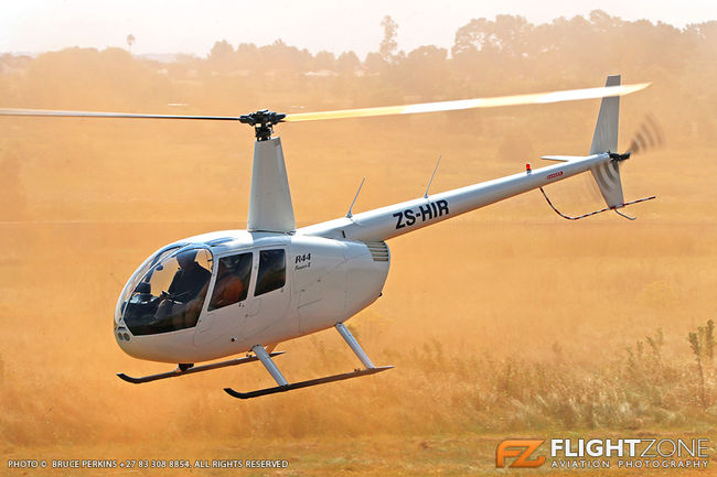 Robinson R44 ZS-HIR Springs Airfield FASI