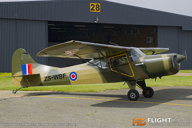 Auster ZS-WBF Rand Airport FAGM