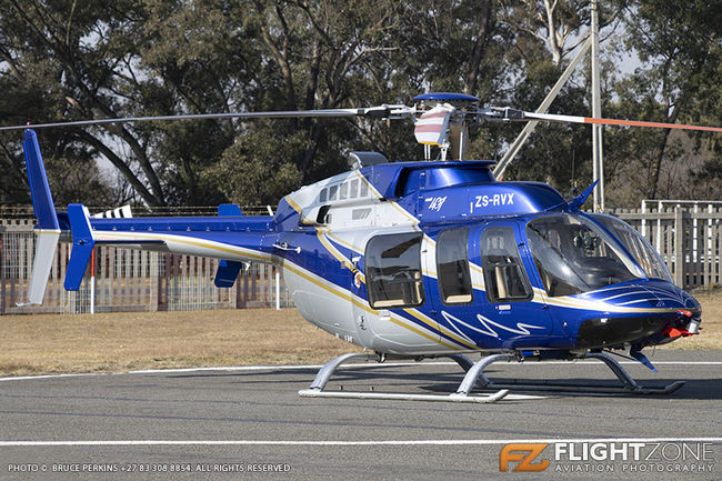 Bell 407 ZS-RVX Rand Airport FAGM