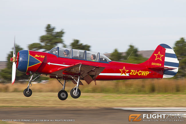 Yak-52 ZU-CWP Vryheid Airfield FAVY