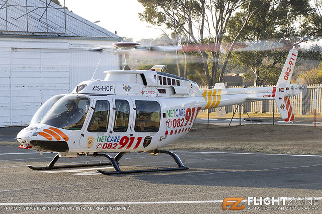 Bell 407 ZS-HCF Rand Airport FAGM