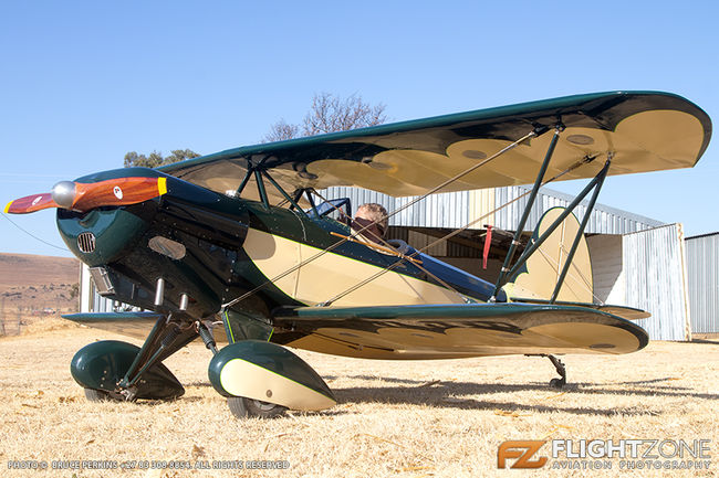 Baby Great Lakes Biplane ZU-IOL Glendower Airfield Kokstad