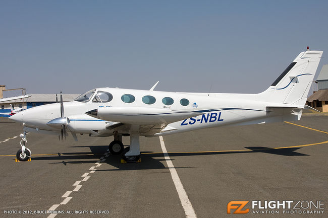 Cessna 340 ZS-NBL Rand Airport FAGM