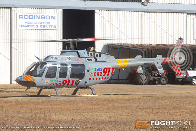 Bell 407 ZS-RBL Rand Airport FAGM