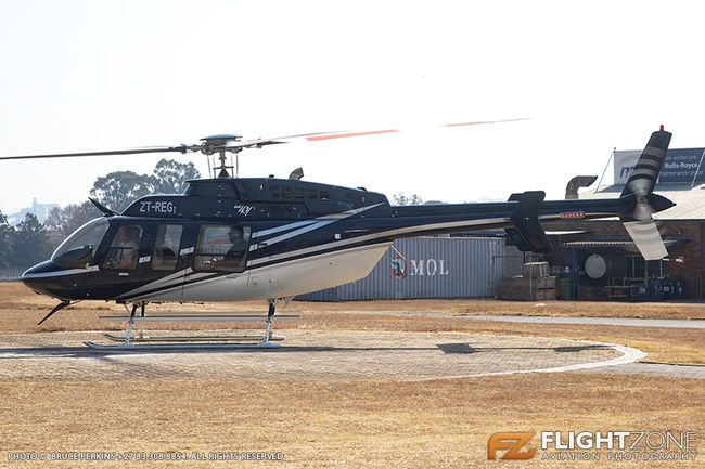 Bell 407 ZT-REG Rand Airport FAGM