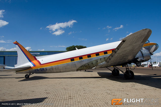 Douglas DC-3 C-47 Dakota ZS-DRJ Wonderboom Airport FAWB