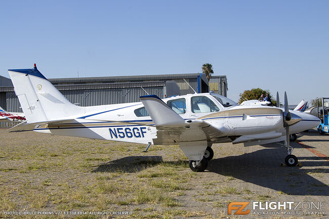 Beechcraft 56TC Baron N56GF Wonderboom Airport FAWB