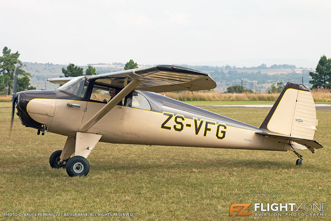 Luscombe 8E ZS-VFG Vryheid Airfield FAVY