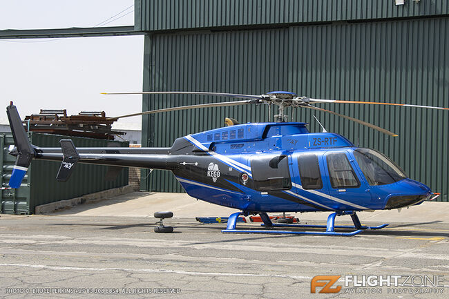 Bell 407 ZS-RTF Rand Airport FAGM