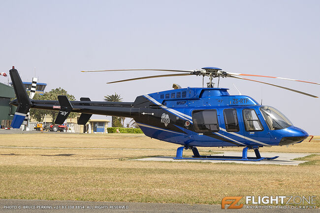 Bell 407 ZS-RTF Rand Airport FAGM