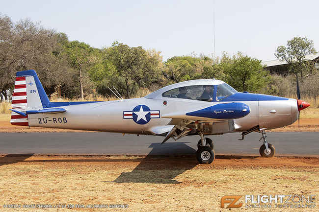 Navion ZU-ROB Silver Creek Airfield