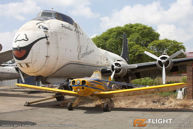 Douglas DC-4 C-54 ATL-98 Carvair 9J-PAA Piper PA-25 Pawnee ZS-ISB Rand ...