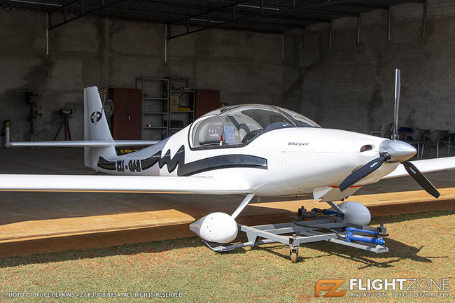 Whisper Motorglider ZU-GAS Silver Creek Airfield