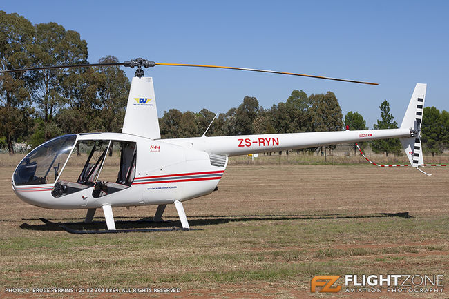 Robinson R44 ZS-RYN Bultfontein Airfield FABU