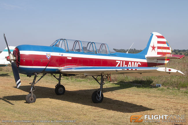 Yak-52 ZU-AMC Springs Airfield FASI