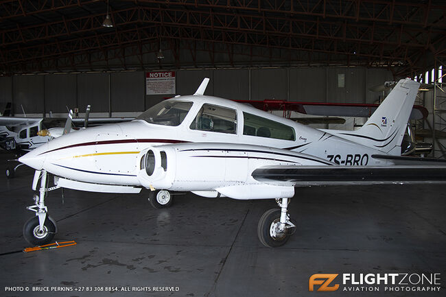 Cessna 310 ZS-BRO Rand Airport FAGM