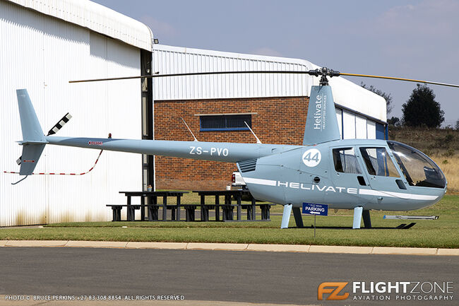 Robinson R44 ZS-PVO Krugersdorp Airfield FAKR